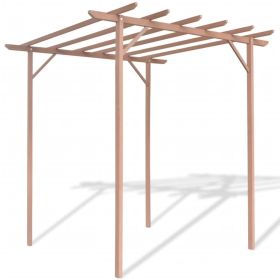 WPC Pergola 78.7"x78.7"x76.8" Brown