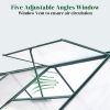 6x8 Hybrid Polycarbonate Greenhouse Green