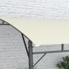 Outsunny 10' x 13' Outdoor Pergola Gazebo with UV-Resistant Canopy and Metal Frame, Sun Shade Shelter for Porch, Patio, Deck, Backyard, Cream