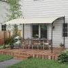 Outsunny 10' x 13' Outdoor Pergola Gazebo with UV-Resistant Canopy and Metal Frame, Sun Shade Shelter for Porch, Patio, Deck, Backyard, Cream