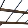 Cedar Wood Pergola, Wind Secure, Strong, Quality Made, Rot Resistant, Concrete Anchors, Spacious for Outdoor Patio, Deck
