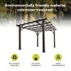 Cedar Wood Pergola, Wind Secure, Strong, Quality Made, Rot Resistant, Concrete Anchors, Spacious for Outdoor Patio, Deck