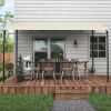 Outsunny 10' x 13' Outdoor Pergola Gazebo with UV-Resistant Canopy and Metal Frame, Sun Shade Shelter for Porch, Patio, Deck, Backyard, Cream