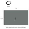 10x10 Ft Gazebo Replacement Gazebo Sidewall with Zippers, 4-Side Sidewall for Patio Gazebos