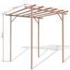 WPC Pergola 78.7"x78.7"x76.8" Brown