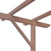 WPC Pergola 78.7"x78.7"x76.8" Brown