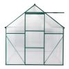 6x8 Hybrid Polycarbonate Greenhouse Green