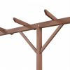 WPC Pergola 157.5"x15.7"x76.8" Brown