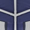 Party Tent with 8 Mesh Sidewalls Blue 29.5'x13.1' HDPE